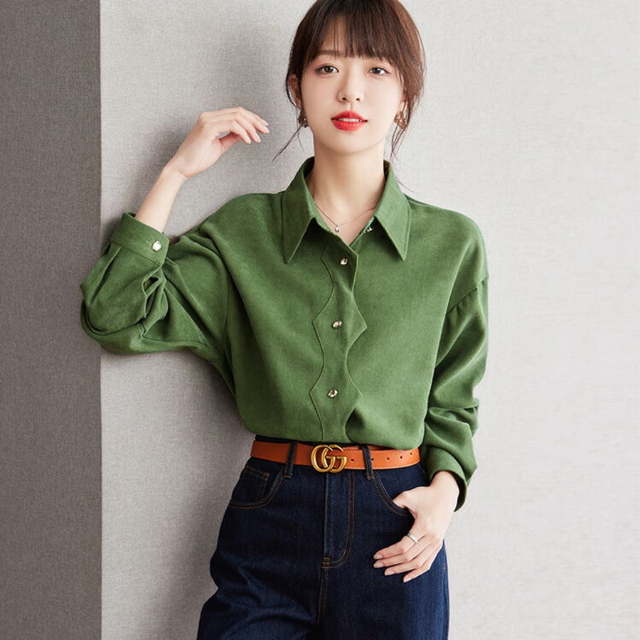 シャツ 襟付き トップス[品番：JSFW0012700]｜JS FASHION