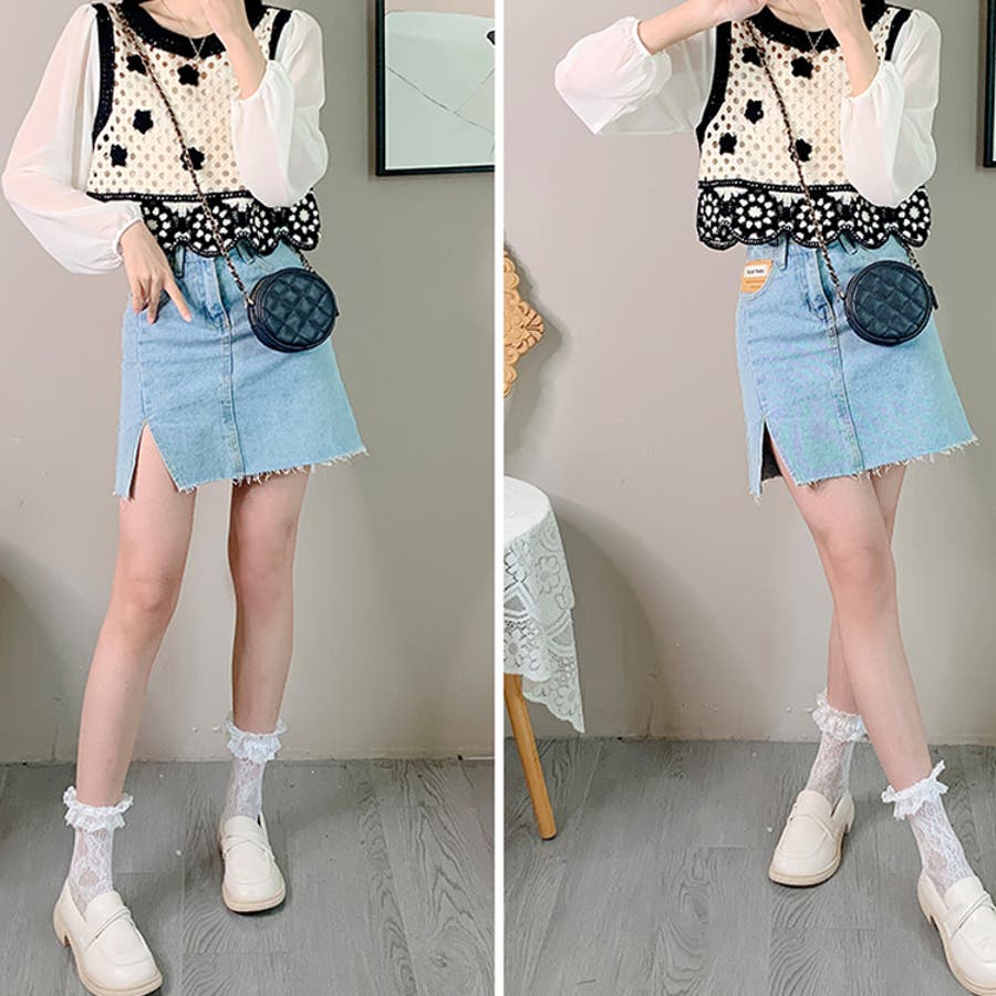 ショート丈 トップス 全2色[品番：JSFW0010123]｜JS FASHION