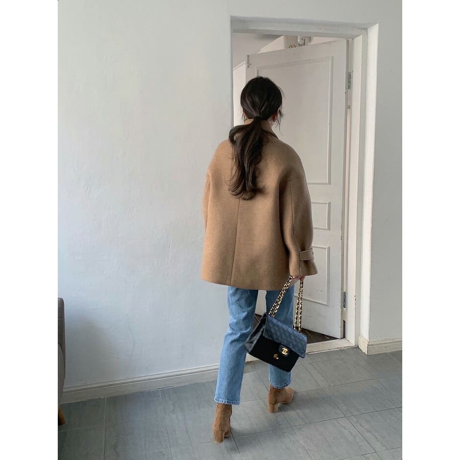 ステンカラー ミドル コート[品番：JSFW0014621]｜JS FASHION