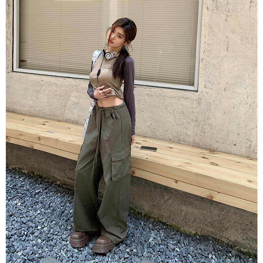 ワイドフィット カーゴパンツ chw24s070-ファッション通販サイト