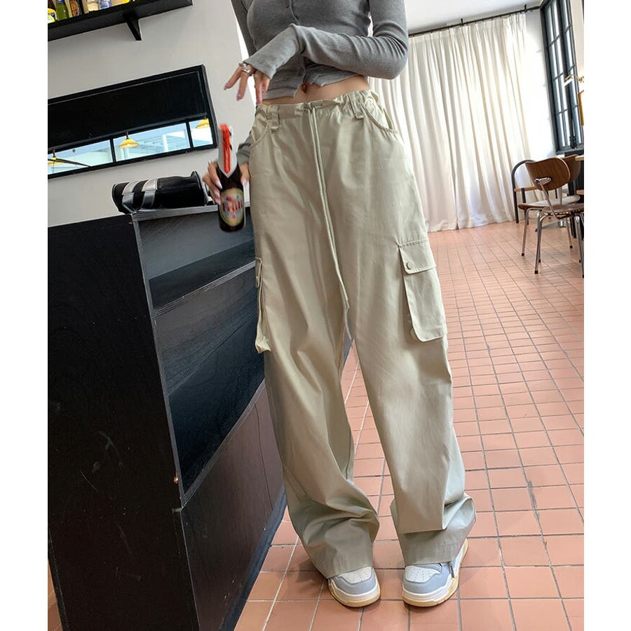 カーゴパンツ 全2色 ワイドパンツ[品番：JSFW0012952]｜JS  FASHION（ジェーエスファッション）のレディースファッション通販｜SHOPLIST（ショップリスト）