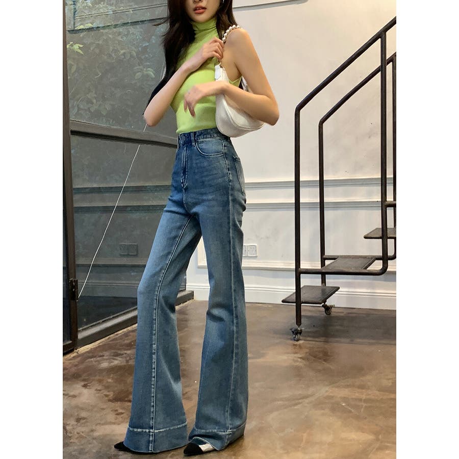 ブーツカット デニムパンツ デニム[品番：JSFW0012965]｜JS  FASHION（ジェーエスファッション）のレディースファッション通販｜SHOPLIST（ショップリスト）