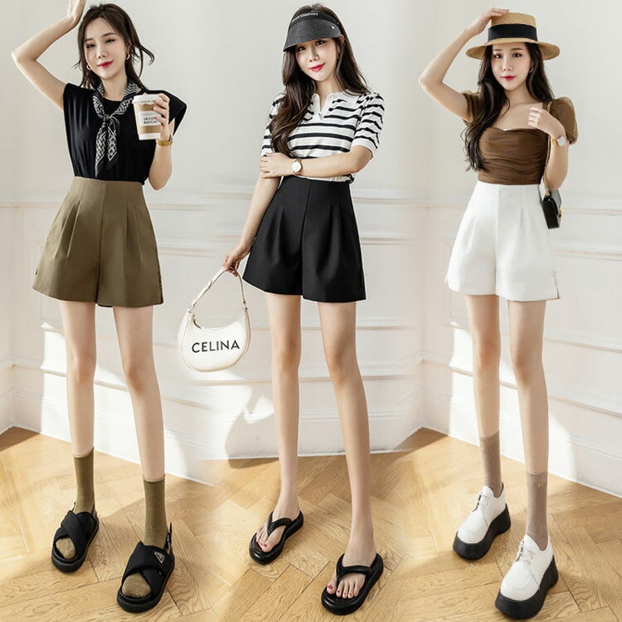 売れ筋商品お見逃しなく ショートパンツ 全3色 ミニ丈[品番：JSFW0013339]｜JS FASHION パンツ