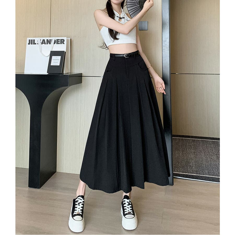 格安即決 ロングスカート 全2色 プリーツスカート[品番：JSFW0013374]｜JS スカート