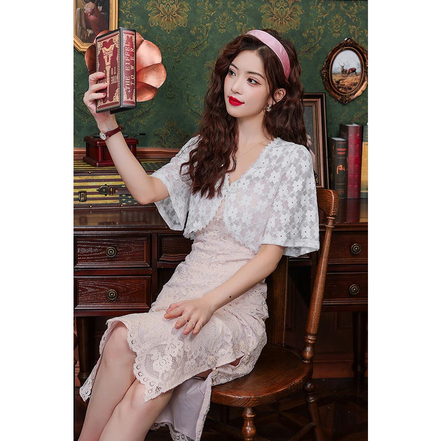 レース ボレロ 全3色[品番：JSFW0013895]｜JS FASHION（ジェー