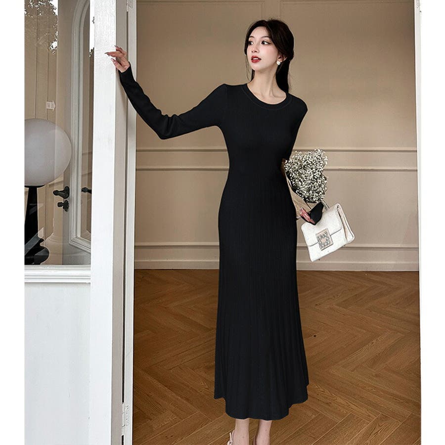 日本未入荷 ニットワンピース ロング丈 全5色[品番：JSFW0014282]｜JS トップス