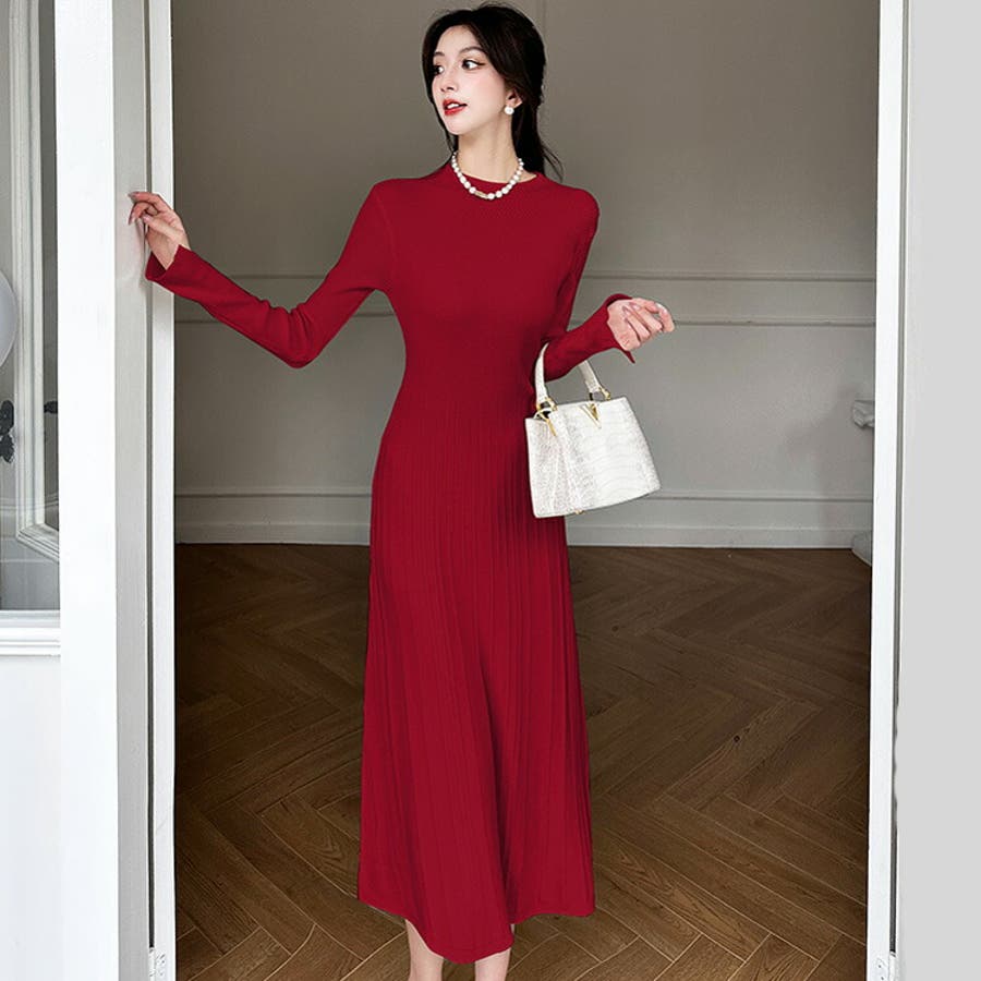 ニットワンピース ロング丈 全4色[品番：JSFW0014285]｜JS  FASHION（ジェーエスファッション）のレディースファッション通販｜SHOPLIST（ショップリスト）