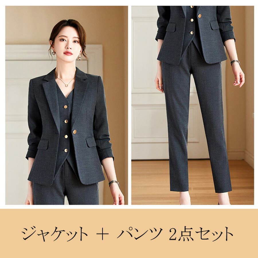 スーツ セットアップ 全2色[品番：JSFW0014211]｜JS FASHION
