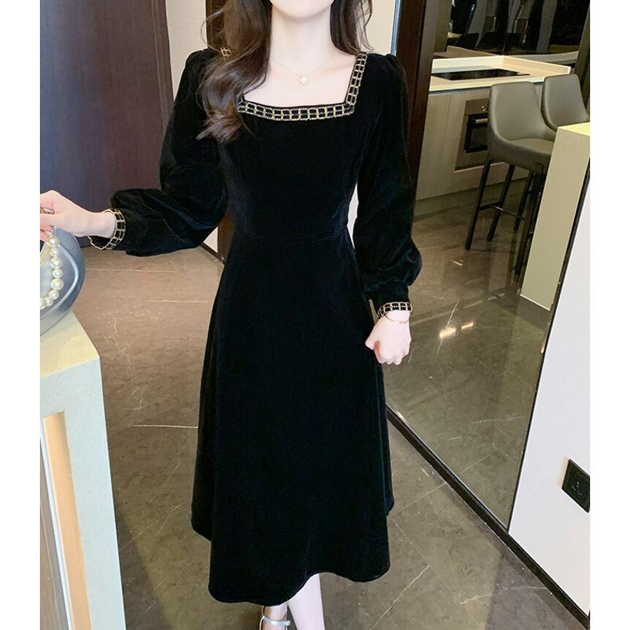 レーズベロアワンピース | 衣料 | axes femme online shop