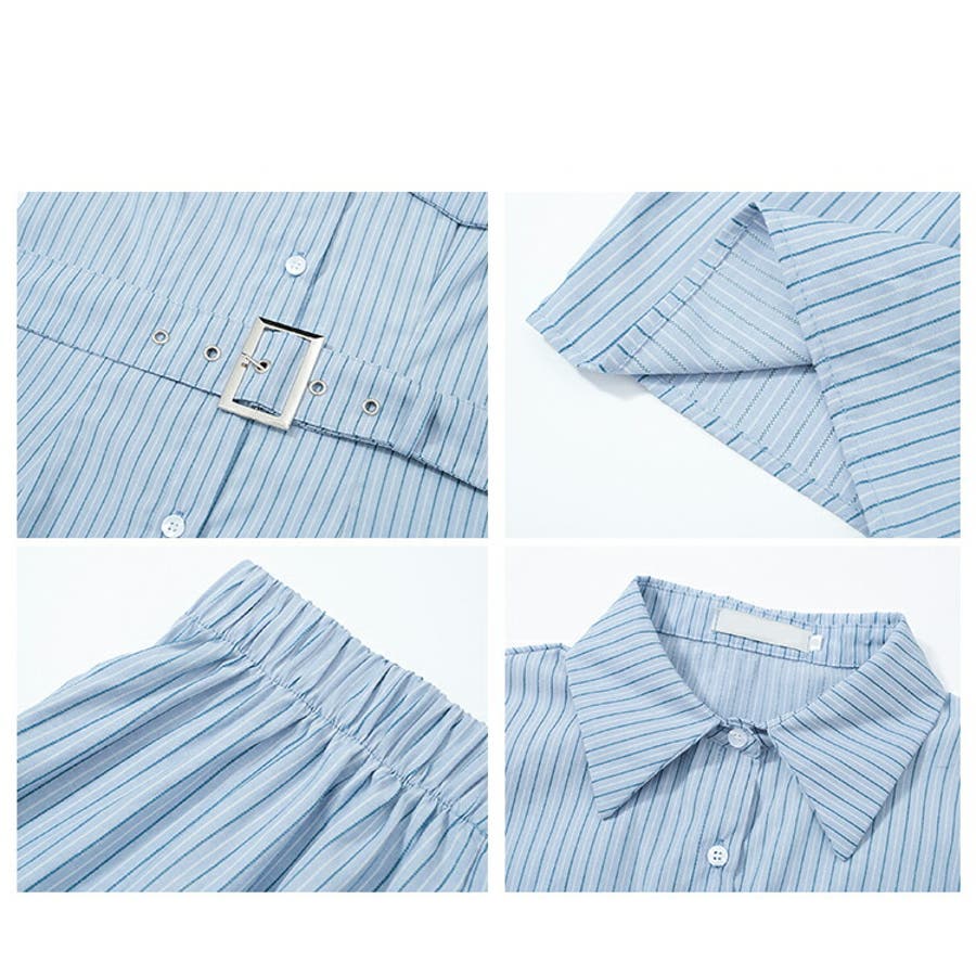 セットアップ ワンピース ショートパンツ[品番：JSFW0014318