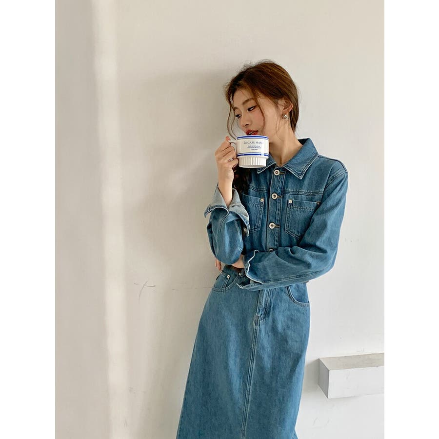 デ二ムワンピース ロングワンピース タイト[品番：JSFW0014319]｜JS  FASHION（ジェーエスファッション）のレディースファッション通販｜SHOPLIST（ショップリスト）