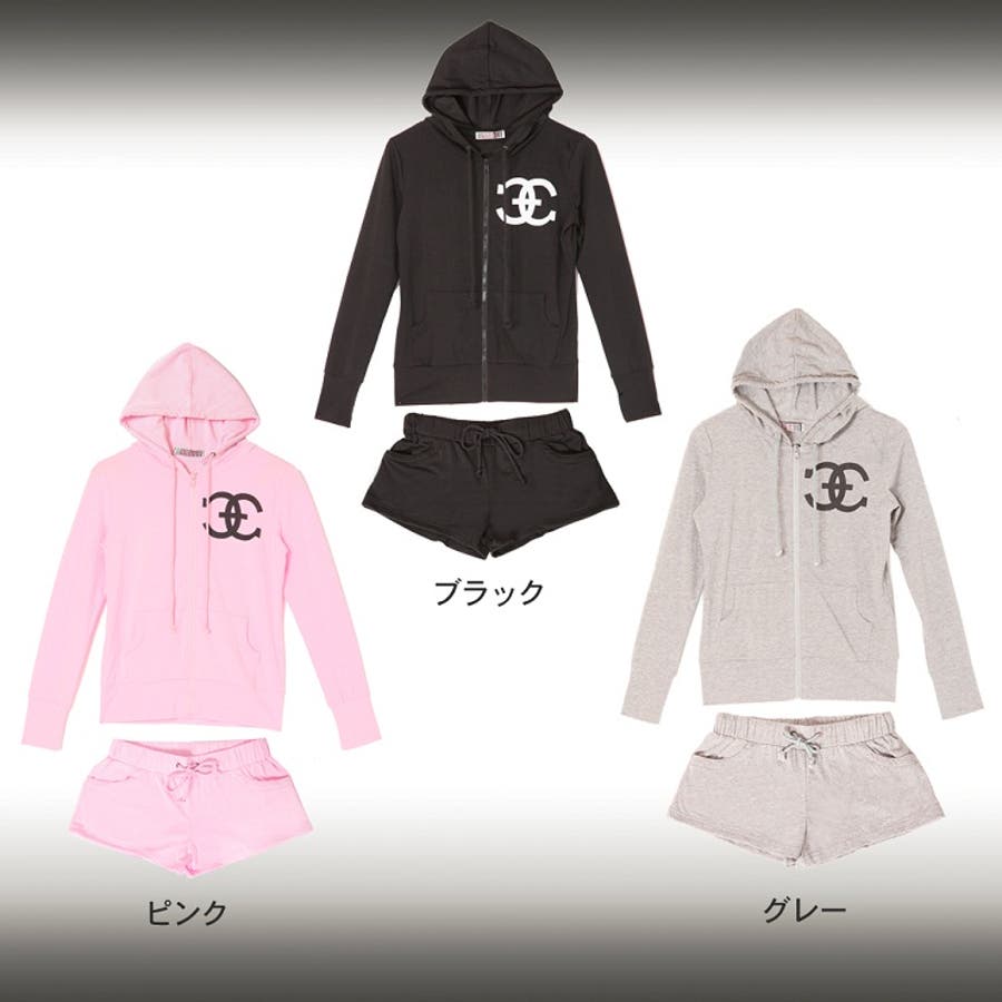 悪羅悪羅姐ギャル必見 超絶人気パロディバックプリントセットアップ