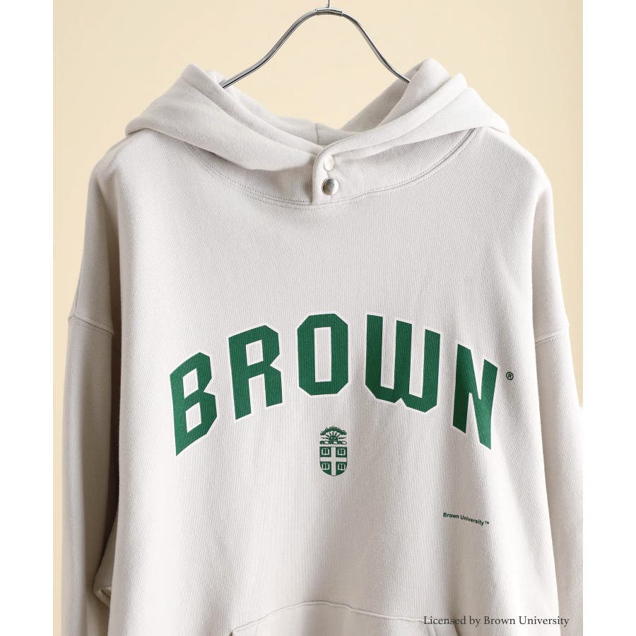 BROWN UNIVERSITY×JUNRed カレッジロゴプルパーカー[品番：JRDM0025709