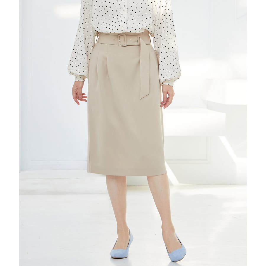 VIS｜美easyラップ風リボンベルトスカート | Rakuten Fashion