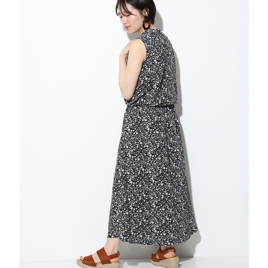 フラワープリントノースリーブドロストワンピース 品番 Visw Vis ビス のレディースファッション通販 Shoplist ショップリスト