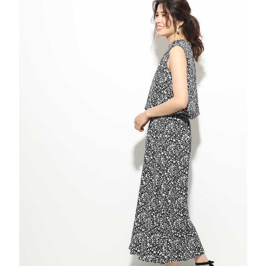 フラワープリントノースリーブドロストワンピース 品番 Visw Vis ビス のレディースファッション通販 Shoplist ショップリスト