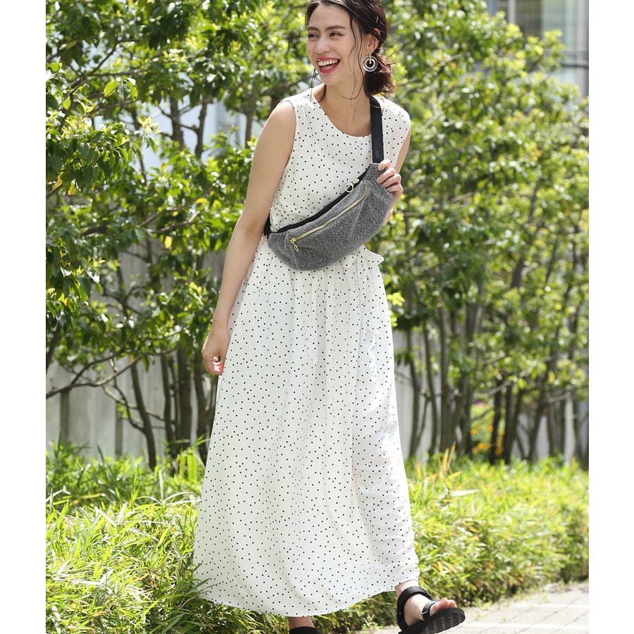 Web限定 ドットプリントノースリーブワンピース 品番 Visw Vis ビス のレディースファッション通販 Shoplist ショップリスト