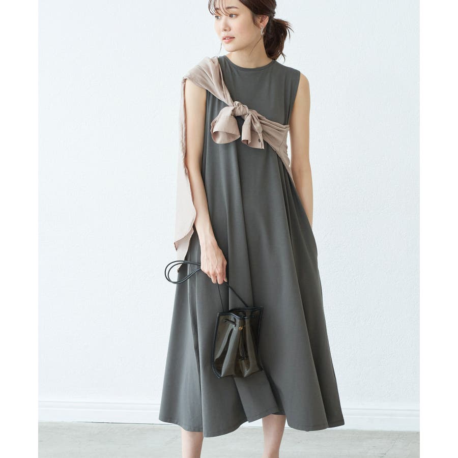 接触冷感 抗菌防臭 ミントレーヨンaラインカットワンピース 品番 Rpcw Rope Picnic ロペピクニック のレディースファッション通販 Shoplist ショップリスト