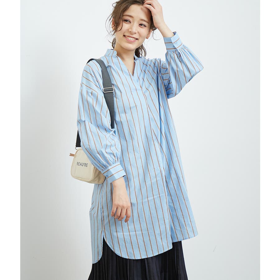 マルチストライプシャツワンピース 品番 Rpcw Rope Picnic ロペピクニック のレディースファッション通販 Shoplist ショップリスト