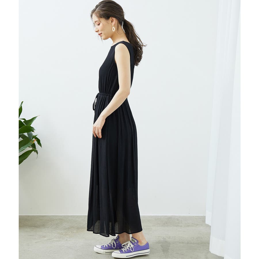 【美品】ヨシエイナバ 礼服 タンクトップ ノースリーブワンピース 日本製