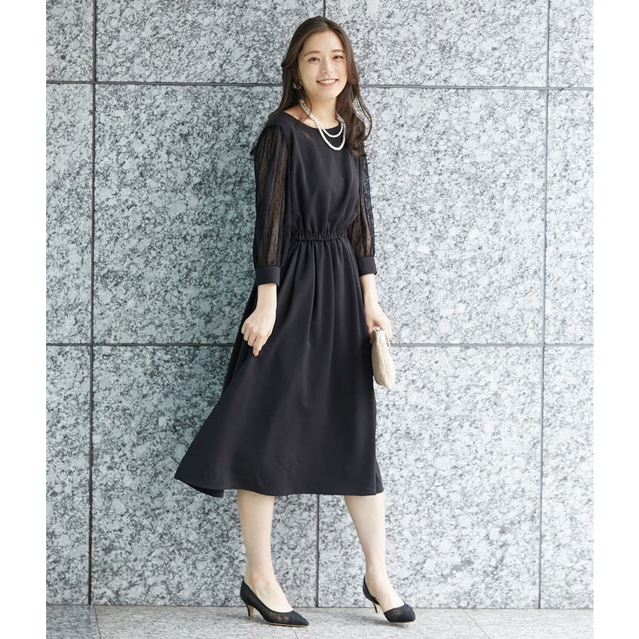 結婚式にも Web限定 袖ドットチュールワンピース 品番 Rpcw Rope Picnic ロペピクニック のレディースファッション通販 Shoplist ショップリスト