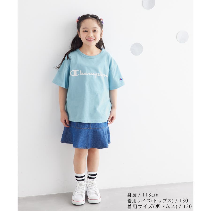 KIDS】【Champion/チャンピオン】オーバーサイズ半袖Tシャツ[品番