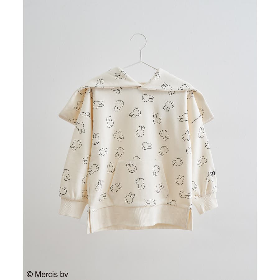 Kids Miffy Rope Picnic 総柄セーラーカラーフーディ 品番 Rpcw Rope Picnic Kids ロペピクニック のキッズファッション通販 Shoplist ショップリスト
