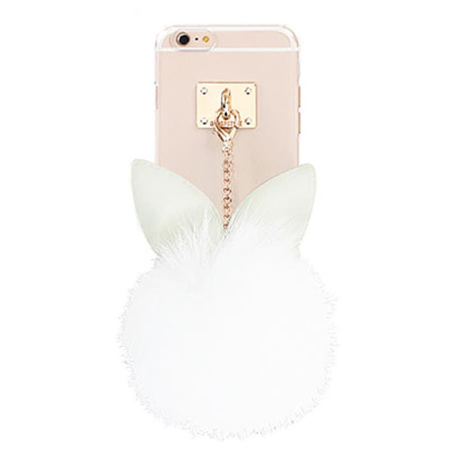 革ウサギ耳付ポンポンがラブリー♪リアルフォックスラビット