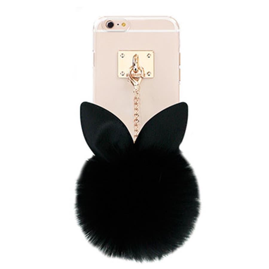 革ウサギ耳付ポンポンがラブリー♪リアルフォックスラビット