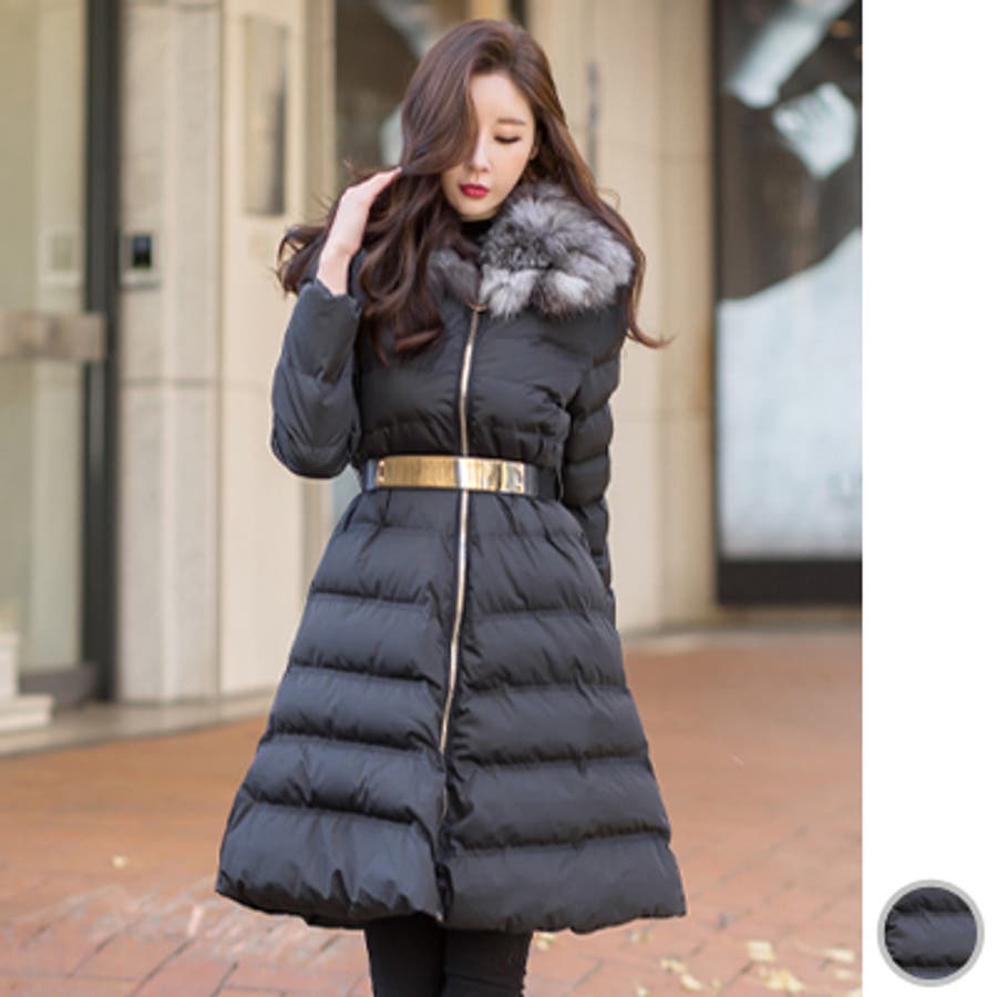 jk17716】風を通しにくく真冬でも暖かい♪中綿ロングダウンコート