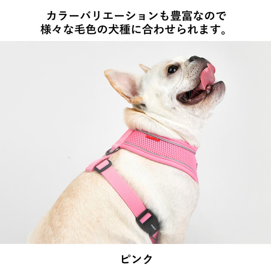 FOUND MY ANIMAL ハーネス 薄ピンク 桃色 ピンク 首輪・ハーネス