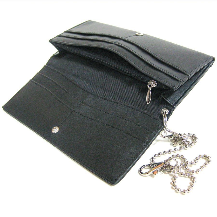 LYN 編み込み 長財布 WALLET ON CHAIN チェーンウォレット 財布長財布メンズレディース人気メッシュ編み込みウォレット