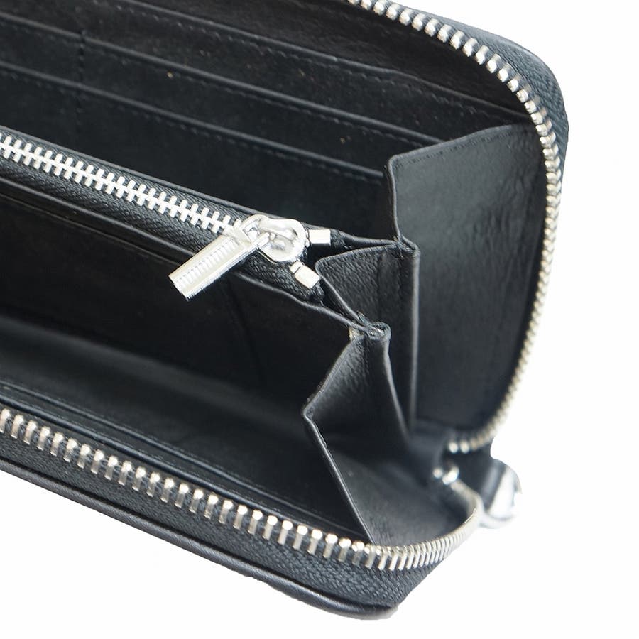 財布サイフメンズレディース長財布牛革メッシュ馬革ストラップ