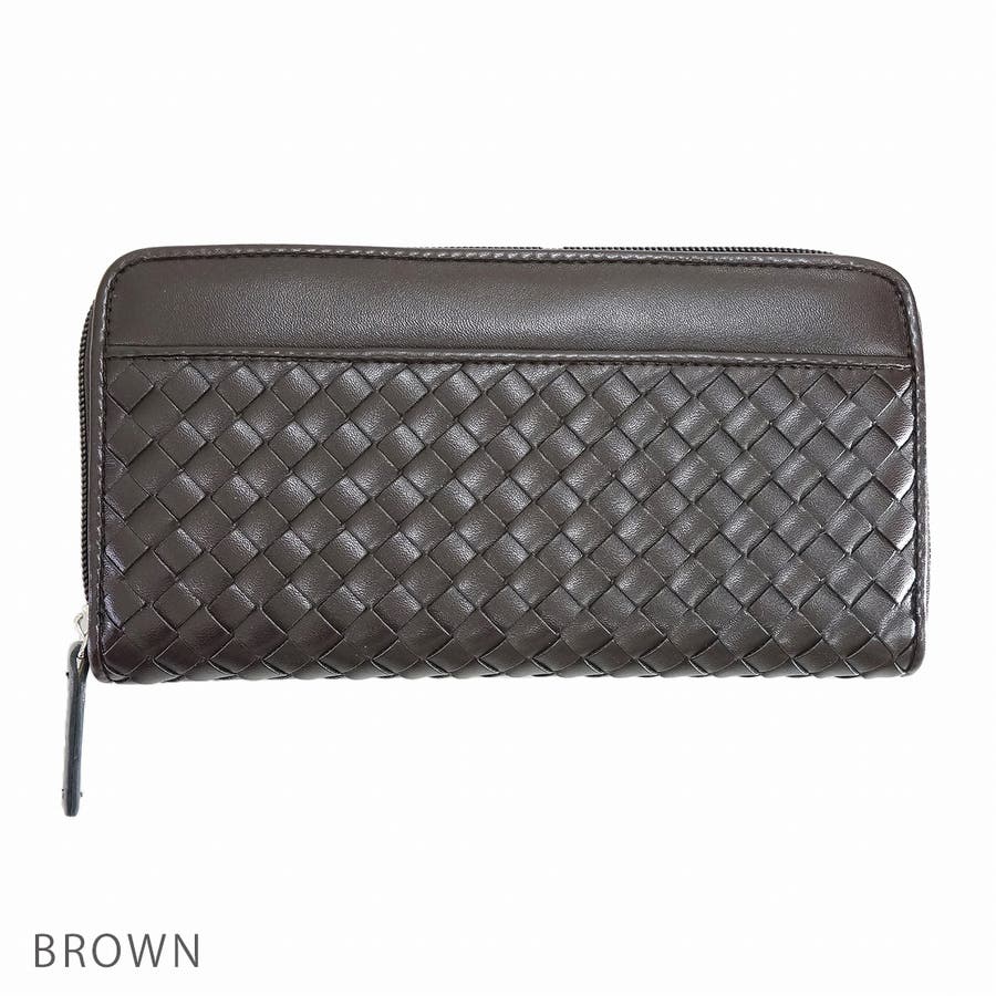 財布長財布メンズレディース財布人気メッシュラウンドファスナーKeys