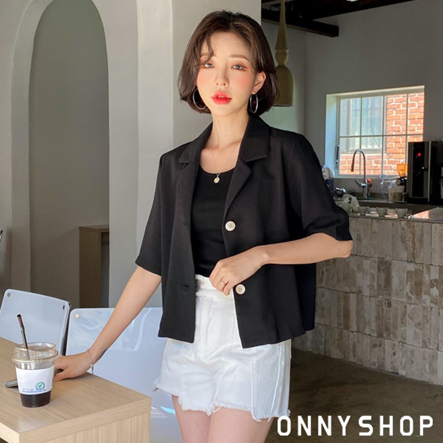 ソフトシングル半袖ジャケット P000cjyv 韓国 品番 Pagw Onny Shop オンニショップ のレディースファッション 通販 Shoplist ショップリスト ソフトシングル半袖ジャケット P000cjyv 韓国 品番 Pagw Onny Shop オンニショップ のレディースファッション 通販 Shoplist ショップリスト