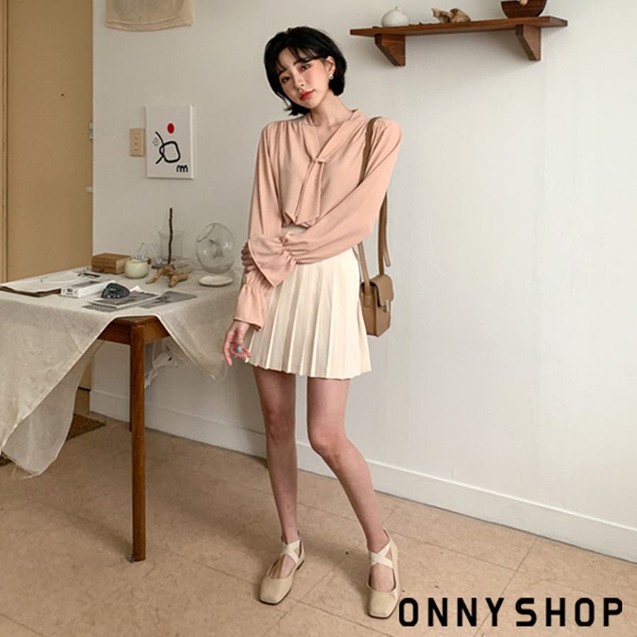 フェミニンボウタイブラウス P000chyo 韓国 品番 Pagw Onny Shop オンニショップ のレディースファッション 通販 Shoplist ショップリスト