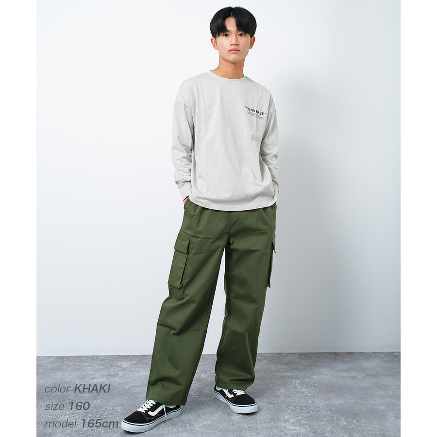 CONVERSE 別注ワイドタックカーゴパンツ ボトムス[品番