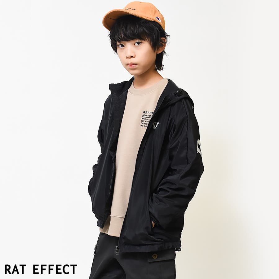 バックプリントビッグナイロンジャケット ブルゾン アウター