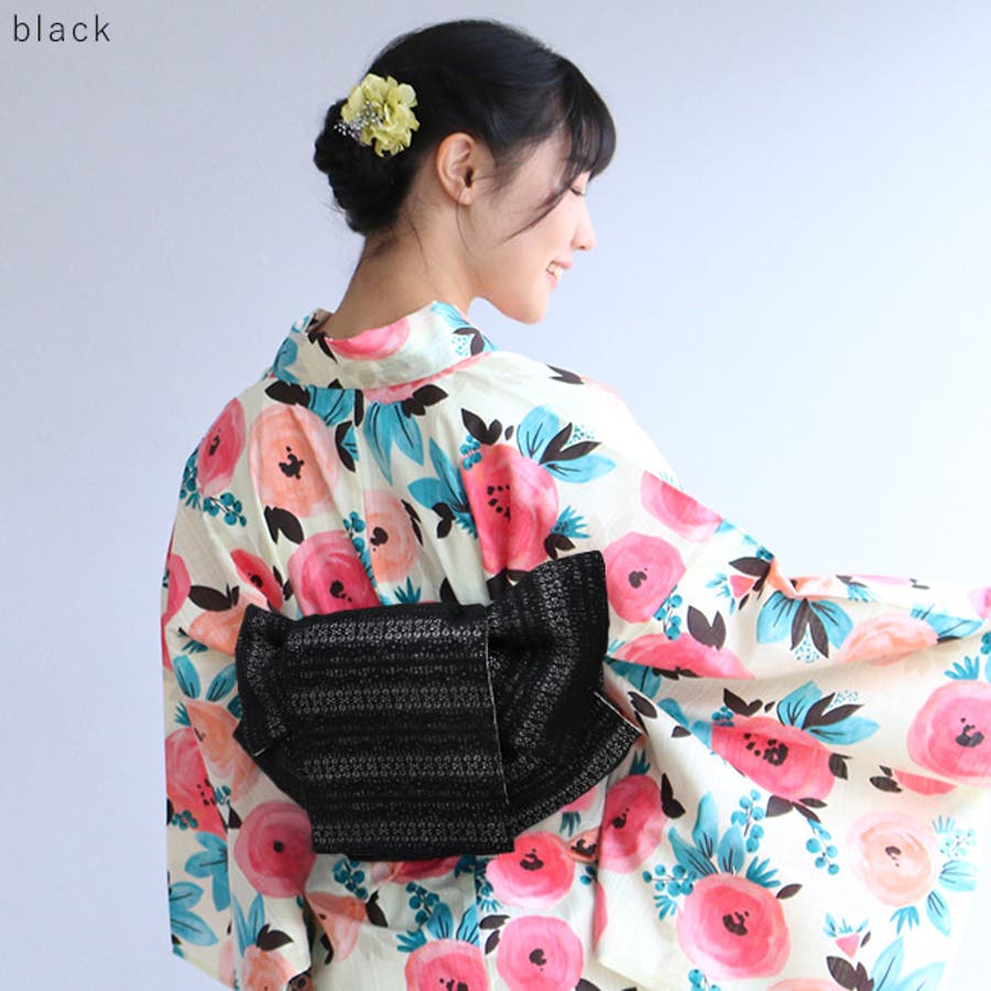 Amazon | [kimono cafe] 作り帯 浴衣帯 かんたん 結び帯 付け帯