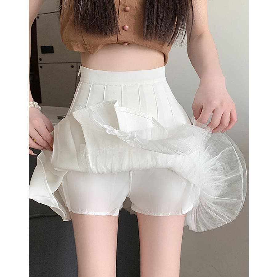 アシメレイヤードミニスカート 3サイズ ボトムス[品番