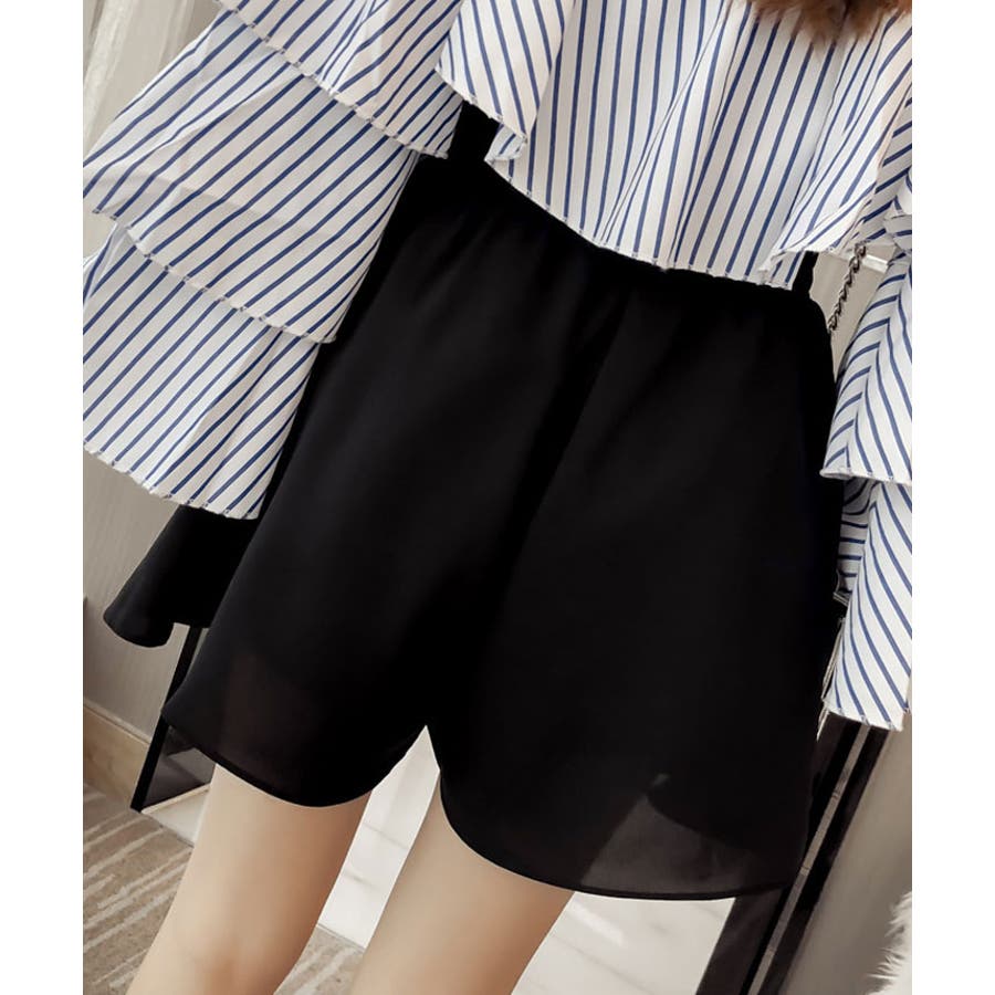 レイヤードシフォンショートパンツ ボトムス ショートパンツ[品番：IK000007669]｜kirakiraShop  （キラキラショップ）のレディースファッション通販｜SHOPLIST（ショップリスト）