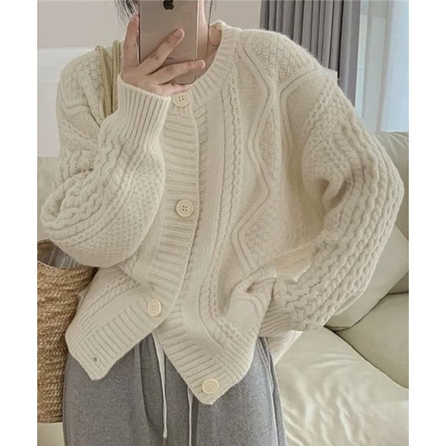 ☆Gucci☆オーバーサイズ ケーブルニット カーディガン (GUCCI