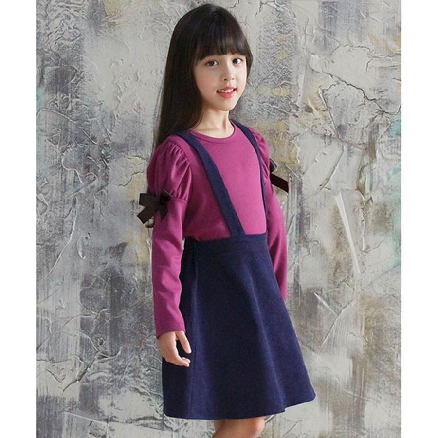 サスペンダースカート 子供服 キッズ 女の子 春 秋 冬 韓国子供服 cle