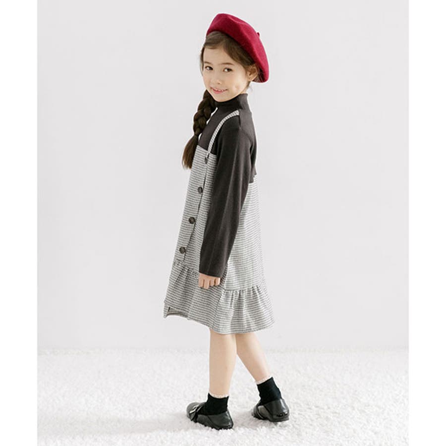 長袖ワンピース 子供服 キッズ 女の子 春 秋 冬 韓国子供服[品番