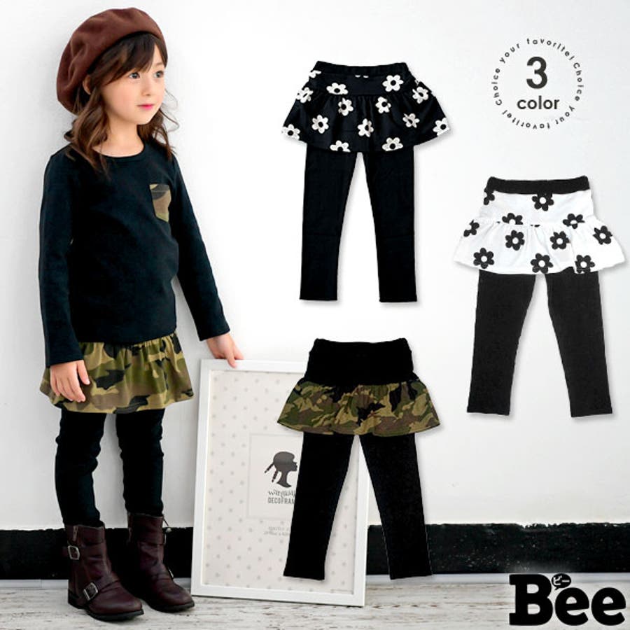 韓国子供服bee レギンス付きスカート 女の子 品番 Beek 子供服bee コドモフクビー のキッズファッション 通販 Shoplist ショップリスト