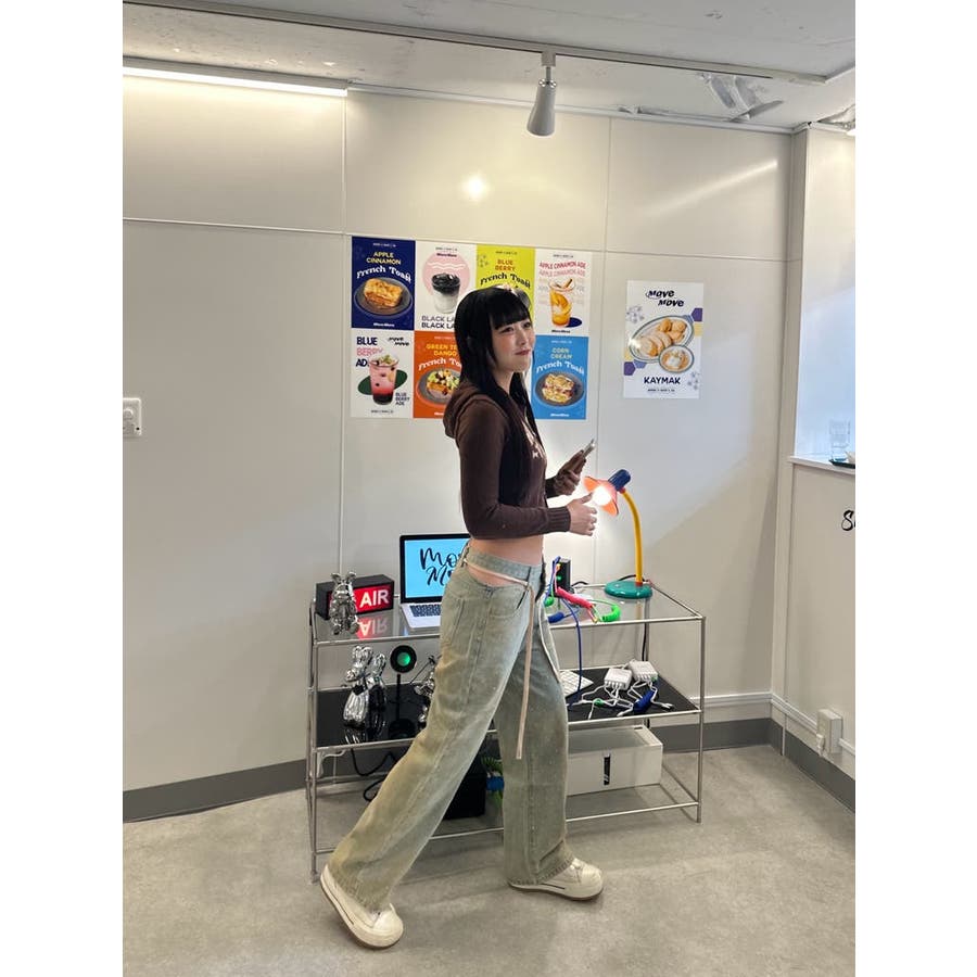 ストレート デニムパンツ ジーンズ[品番:LFTW0003114 ストレート デニムパンツ ジーンズ[品番:LFTW0003114