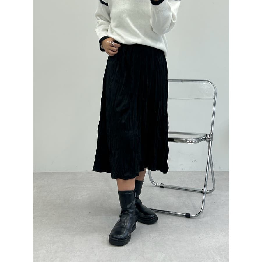 売れ筋がひクリスマスプレゼント！ くしゅくしゅ ロングスカート[品番：LFTW0002976]｜SHOPLIST スカート