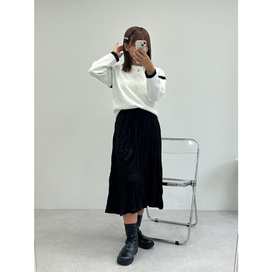 くしゅくしゅ ロングスカート[品番：LFTW0002976]｜SHOPLIST