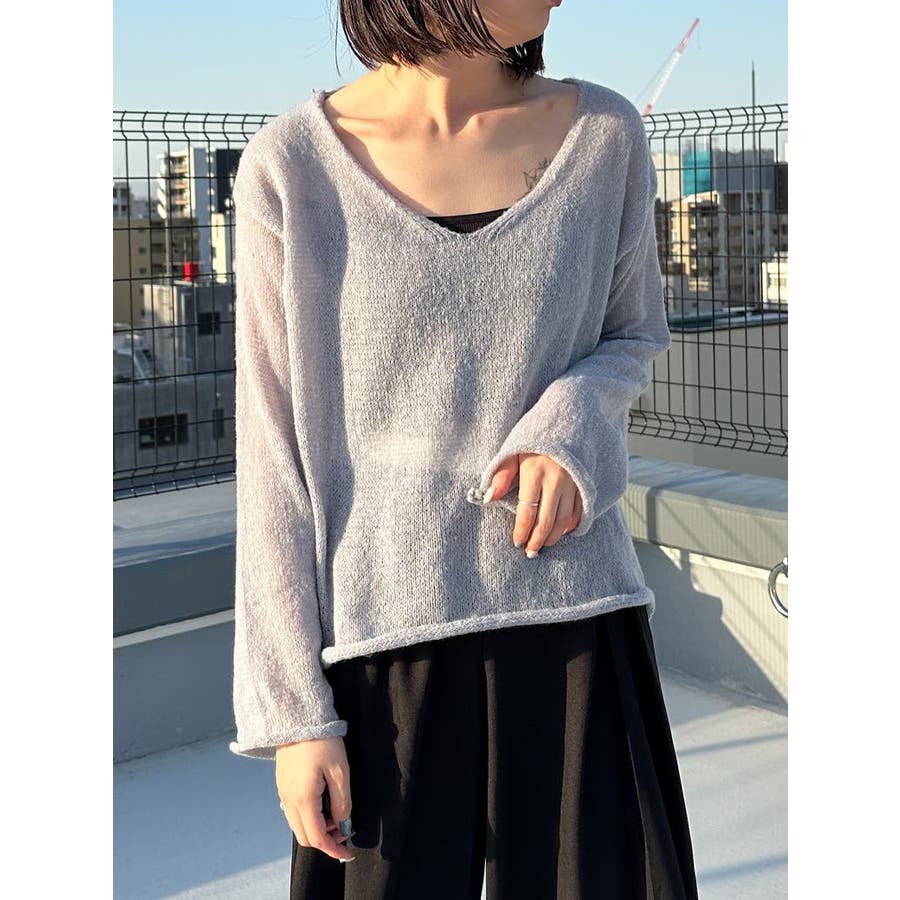 長袖 メッシュ サマーセーター[品番：LFTW0000027]｜SHOPLIST