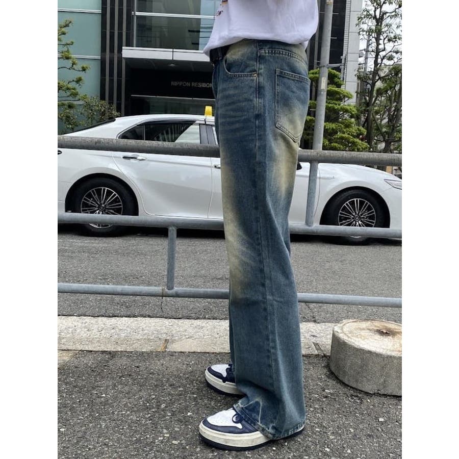 SCYE サイ セルヴィッチ デニム ワイドレグ ジーンズ Selvedge